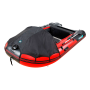 Надувная лодка Gladiator D420AL красно-черный