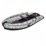 Лодка надувная моторная Solar-520 Super Jet tunnel (RIB) пиксель