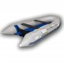Лодка надувная моторная Solar-420 Strela Jet tunnel (Expedition) светло-серый