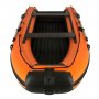 Лодка надувная моторная Solar-420 Strela Jet tunnel оранжевый