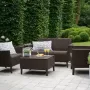 Набор уличной мебели Keter Salemo 2-sofa set коричневый