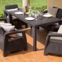 Комплект садовой мебели Keter Corfu II Rest коричневый