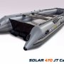 Лодка надувная моторная Solar-470 Caravan Jet Tunnel серый