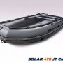 Лодка надувная моторная Solar-470 Caravan Jet Tunnel серый