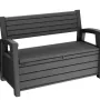 Скамейка садовая Keter Otter Bench (графит)