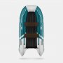 Надувная лодка Gladiator E380S морской зеленый-белый