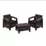 Комплект мебели Keter Corfu Set коричневый