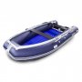 Лодка надувная моторная Solar-420 Jet tunnel синий