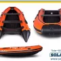 Лодка надувная моторная Solar-420 K (Maxima) оранжевый