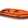 Лодка надувная моторная Solar-470 Super Jet Tunnel с фальшбортом оранжевый