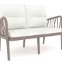 Диван двухместный уличный Gala Sofa капучино