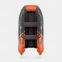 Надувная лодка Gladiator E450S оранжево/темно-серый