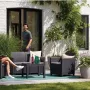 Комплект садовой мебели Keter Claire 2 seater set графит