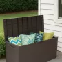 Сундук пластиковый Prosperplast Woodebox 280л коричневый