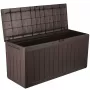 Сундук садовый Prosperplast Boxe board 280л коричневый
