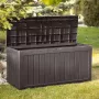 Сундук садовый Prosperplast Boxe board 280л коричневый