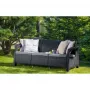 Диван для сада и террасы Keter Corfu Love Seat Max графит