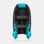Надувная лодка Gladiator E450S черно-бирюзовый