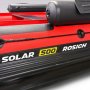 Лодка надувная моторная Solar-500 Rosich Jet Tunnel с фальшбортом красный