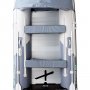 Надувная лодка Gladiator D420AL светло-темносерый