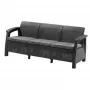 Диван для сада и террасы Keter Corfu Love Seat Max графит