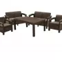 Набор уличной мебели Keter Corfu Fiesta коричневый