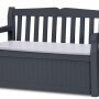 Скамья-сундук Keter Eden Garden Bench 265L графит