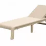 Шезлонг уличный Keter Atlas SL soft бежевый