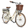Электровелосипед Benelli City Classica Café 24 белый
