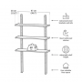 Стеллаж Keter Shelving Kit 100