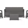 Диван садовый Keter Scandi Linea 3s sofa графит