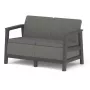 Диван садовый Keter Scandi Linea 2ssofa графит