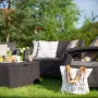 Комплект садовой мебели Keter CORFU BOX коричневый