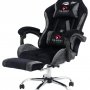 Вибромассажное кресло Calviano Amarone Black-Grey plush