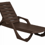Шезлонг Keter Easy Comfort Premium (коричневый)