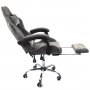Вибромассажное кресло Calviano Avanti Ultimato dark grey fabric