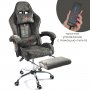 Вибромассажное кресло Calviano Avanti Ultimato dark grey fabric