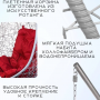 Кресло подвесное BiGarden Easy Gray BS (без стойки, подушка бордовая)