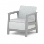 Комплект кресел садовых Keter Scandi Linea chair 2x (светло-серый)