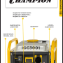 Генератор бензиновый Champion IGG3001