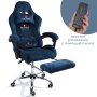 Вибромассажное кресло Calviano Amarone blue plush
