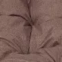 Кресло подвесное M-Group Капля Home (бежевый ротанг/какао подушка)