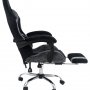 Вибромассажное кресло Calviano Amarone Black-Grey plush