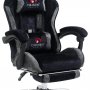 Вибромассажное кресло Calviano Amarone Black-Grey plush