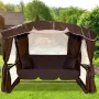 Качели садовые LetoLux Торонто Lux Plus (шоколад)