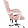 Вибромассажное кресло Calviano Nero pink plush