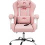 Вибромассажное кресло Calviano Nero pink plush