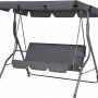 Качели садовые National Tree Company Simple с тентом К-1 / DS-186 (серый)