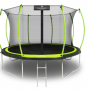 Батут с защитной сеткой Calviano 12ft Inside Master Green 374 см