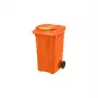 Мусорный контейнер Razak Plast 240 л (оранжевый)